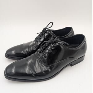 Florsheim Men's Launch Plain Toe Oxford Dress Shoes Black Size US9.5D EU43